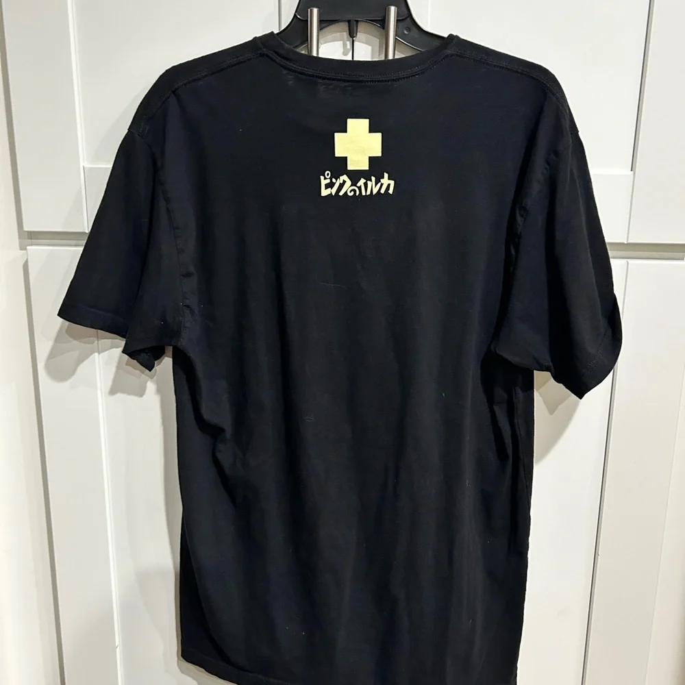 Pink Dolphin Black Graphic T-Shirt - Picture 2 of 3